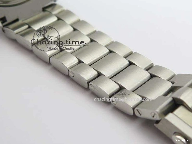 0413 Sustainable Planet Ocean Master Chronometer Chrono SS OM 1:1 Best Edition Black Dial On SS Bracelet A 8179